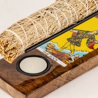 Calentador grande para sahumerios de salvia esmaltado - El Loco