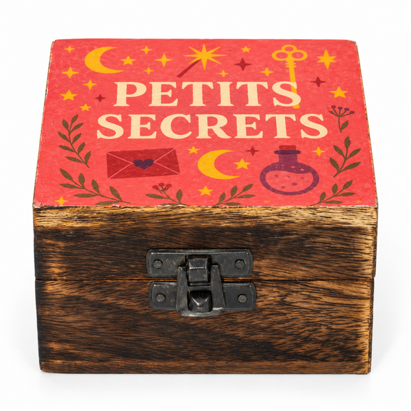 Caja de Madera Pequeña Esmaltada - Petite Secrets