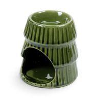 Quemador de aceite pequeño con diseño de árbol de Navidad abstracto Eden