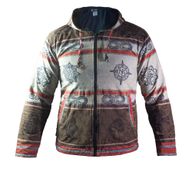 Chaqueta Nomad Sari Himalayan Soul - Mandala de piedra - Mediana