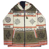 Mediana - Chaqueta Himalayan Soul Nomad Sari - Verde Mantra