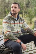 Mediana - Chaqueta Himalayan Soul Nomad Sari - Verde Mantra