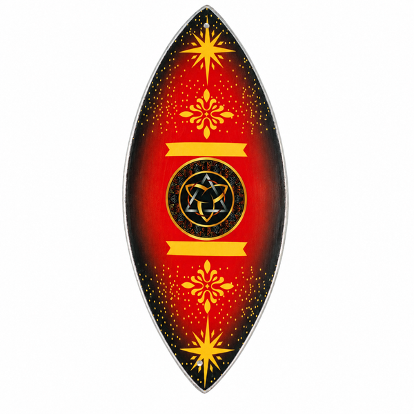 Porta incienso esmaltado - Aluminio - Triquetra Pagano
