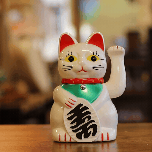 Gato Dinero Blanco - 15cm