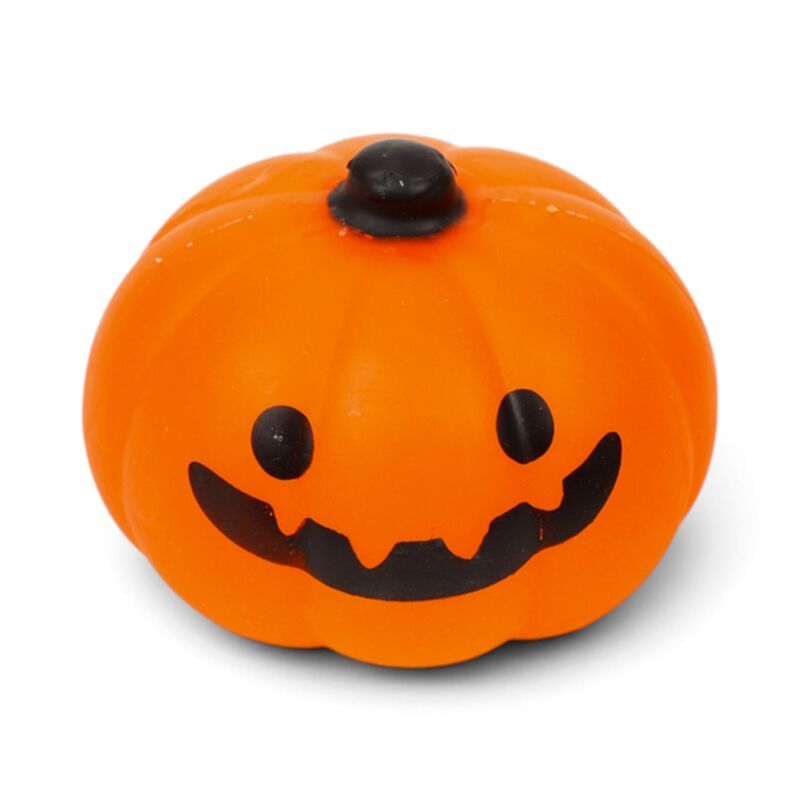Juguete antiestrés de calabaza espeluznante