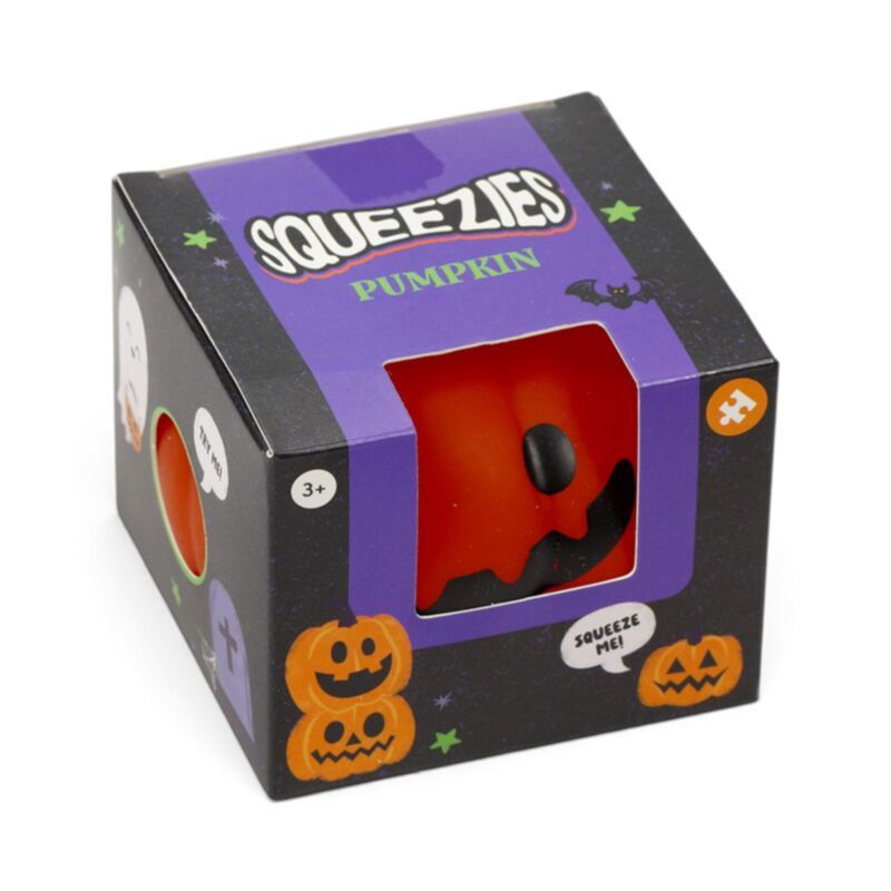 Juguete antiestrés de calabaza espeluznante