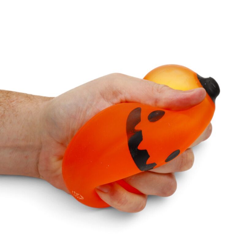 Juguete antiestrés de calabaza espeluznante