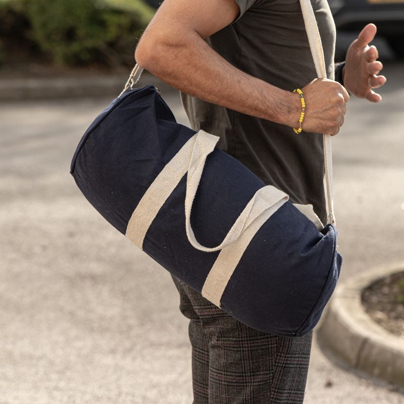 Bolsas de gimnasio de lona de algodón – Pack de inicio de bolsa de gimnasio Don’t Quit