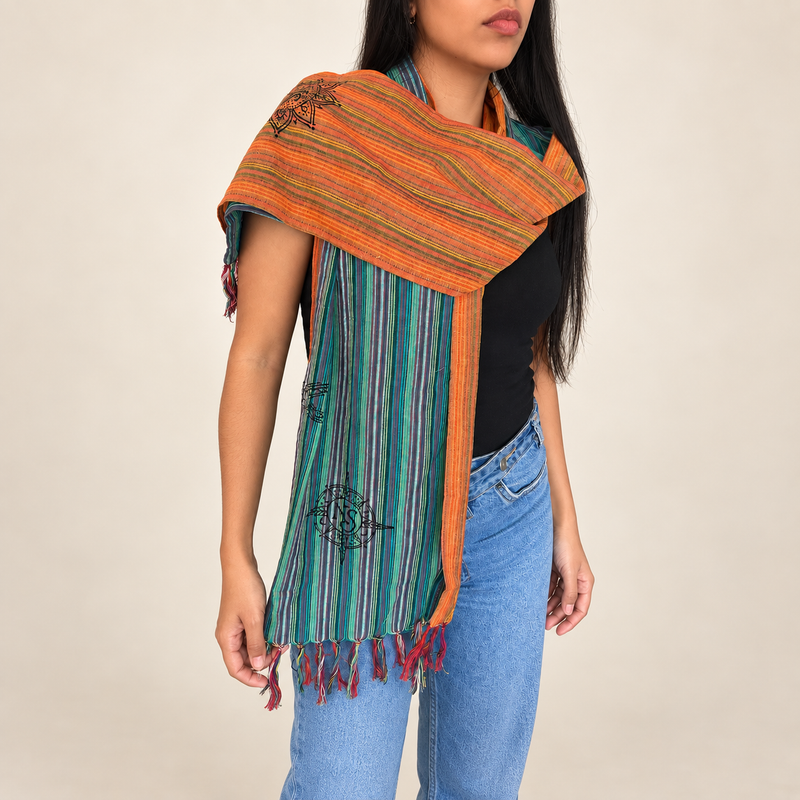 Pack de inicio de pañuelos de bendición de viaje Nomad Sari – 72 pañuelos + expositor GRATIS