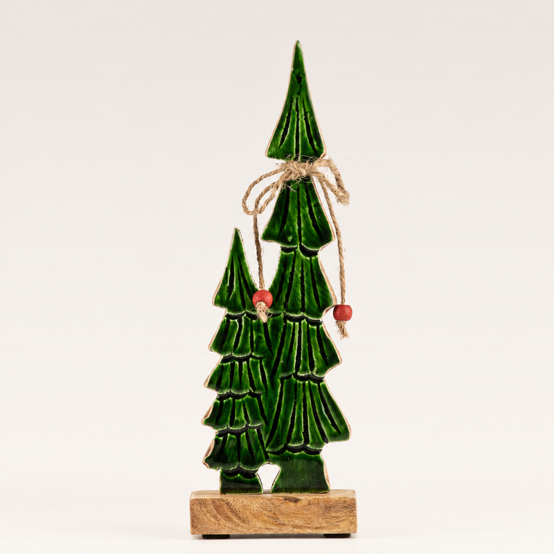 Lost in the Forest – Pequeño – Dos árboles esmaltados – (25x8x2.5cm)