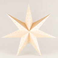 Lámpara de estrella – Crema relajante – Siete puntas – 60 cm