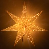 Lámpara de estrella – Crema relajante – Siete puntas – 60 cm
