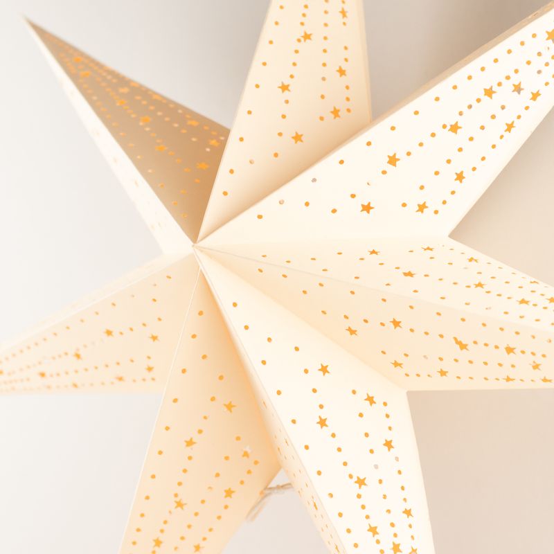 Lámpara de estrella – Crema relajante – Siete puntas – 60 cm