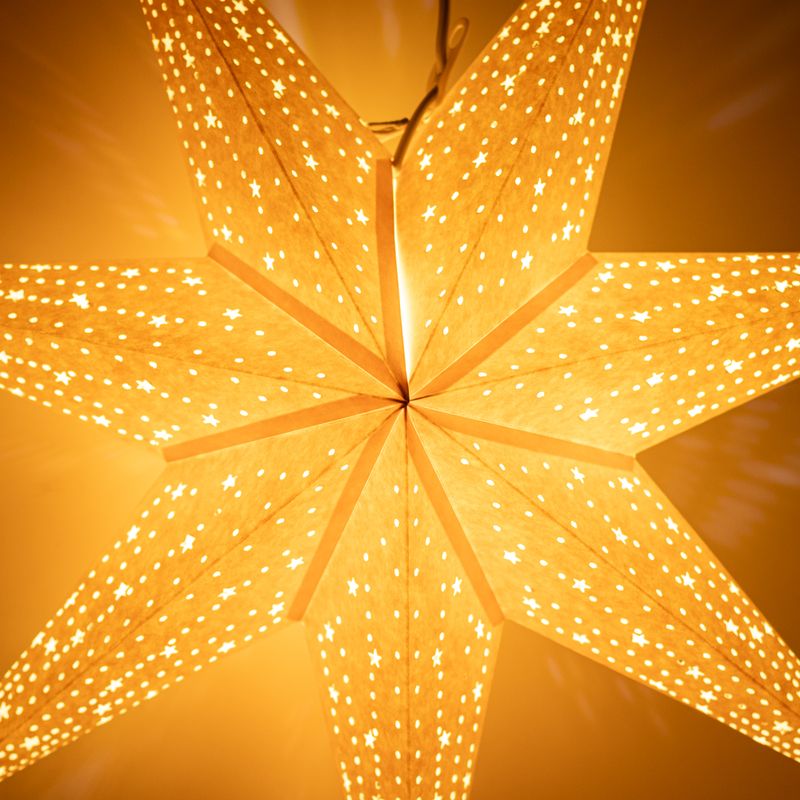 Lámpara de estrella – Crema relajante – Siete puntas – 60 cm