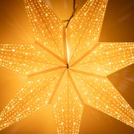 Lámpara de estrella – Crema relajante – Siete puntas – 60 cm