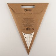Lámpara de estrella – Blanco clásico – Siete puntas – 60 cm