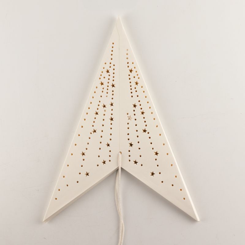 Lámpara de estrella – Blanco clásico – Siete puntas – 60 cm