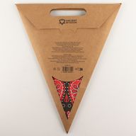 Lámpara de estrella – Fire Festival de cinco puntas – 60 cm