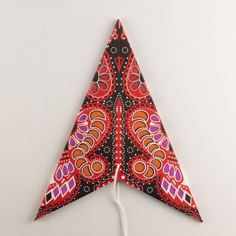 Lámpara de estrella – Fire Festival de cinco puntas – 60 cm