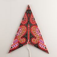 Lámpara de estrella – Fire Festival de cinco puntas – 60 cm
