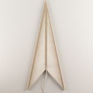 Lámpara de estrella - Super Nova Champagne Glitter de nueve puntas - 90cm