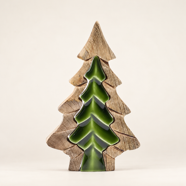 Decoración Bosque en Madera -  Árbol pequeño dentro de un árbol