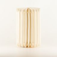 Aplique de pared de papel plisado estilo escandinavo