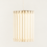 Aplique de pared de papel plisado estilo escandinavo