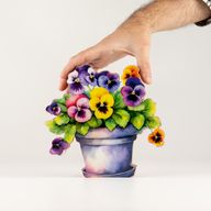 Plantas de madera para el hogar - Pensamiento mediano