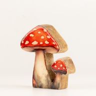 Plantas de madera – Mini seta de sombrero rojo