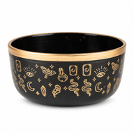 ALIGN - Set de cuenco tibetano negro - 15x7.5cm