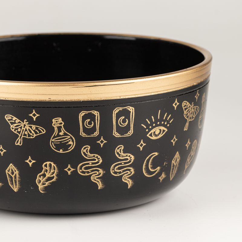 ALIGN - Set de cuenco tibetano negro - 15x7.5cm