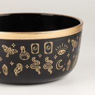 ALIGN - Set de cuenco tibetano negro - 15x7.5cm