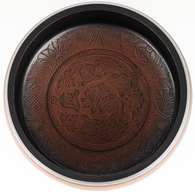 Cuenco tibetano grande - Ciruela - 32x15cm - Diseño 2