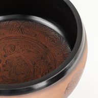Cuenco tibetano grande - Ciruela - 32x15cm - Diseño 2