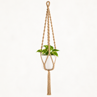 Colgador de macramé sencillo para macetas - Camal