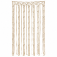 Cortina de macramé - Natural