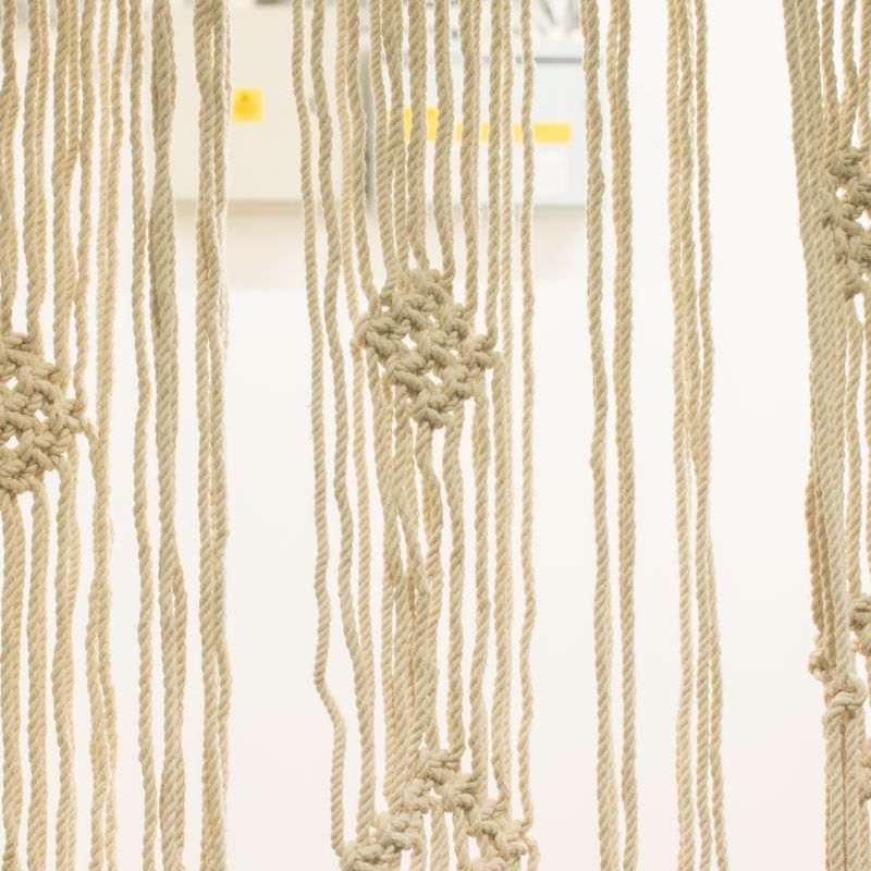 Cortina de macramé - Natural
