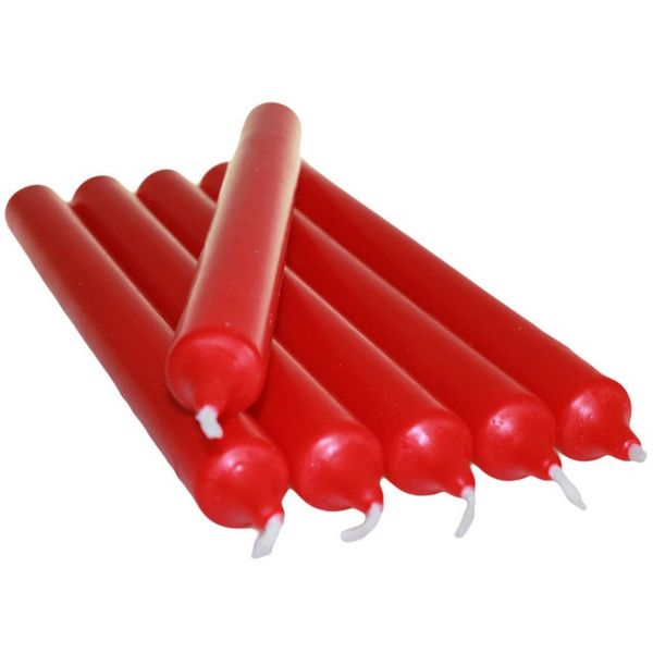 Rojo Velas de la cena a Granel (100)