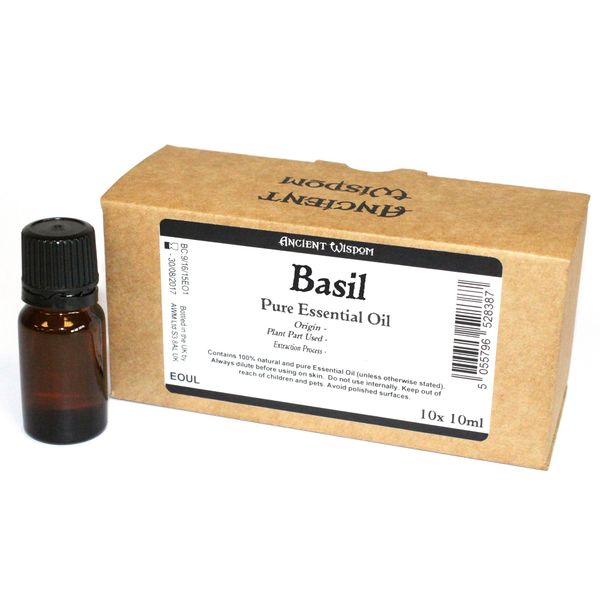 Albahaca Aceite Esencial- Sin Etiqueta 10ml