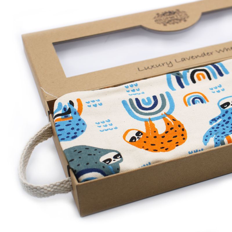 Bolsa de Trigo de Lavanda en Caja de Regalo - Víbora Azul