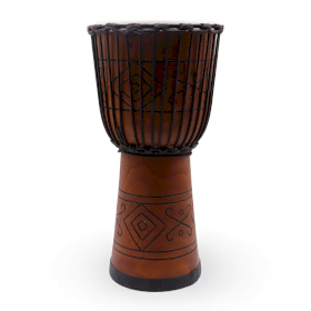 Tambor Djembe Pro Grande - Sonido del Alma (grave) - 50cm (22cm de diámetro)