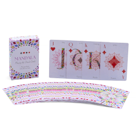 10x Cartas de Juego y Oráculo - Mandala – Simetría caleidoscópica