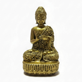 4x Miniaturas de Buda de latón (60 g) - 48 mm