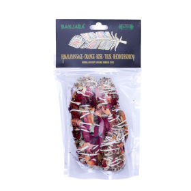 2x Atados de Salvia Banjara - Salvia del Himalaya, naranja, rosa, tulsi, rododendro