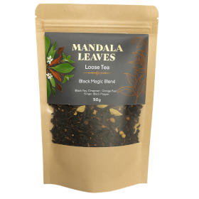 3x Té Mandala Leaves - Black Magic Blend 50g