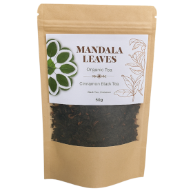 3x Té Mandala Leaves - Té Negro Canela 50g