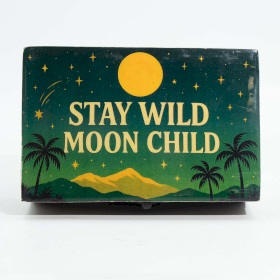 Caja Mediana Esmaltada - Stay Wild Moon Child