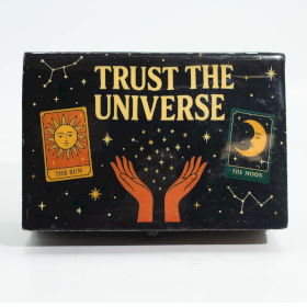Caja Mediana Esmaltada - Trust the Universe