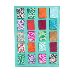 Mini Cuadernos Lokta (21x15cm) - 45 Hojas - Incluye Marcapáginas - Verde Azulado